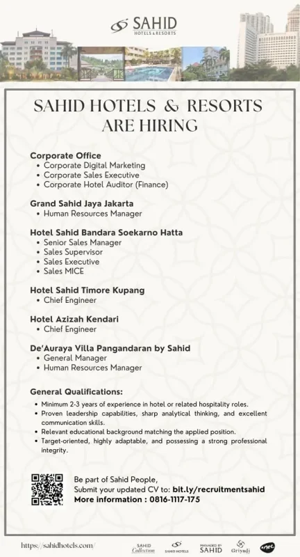 Various Position Sahid Indonesia
