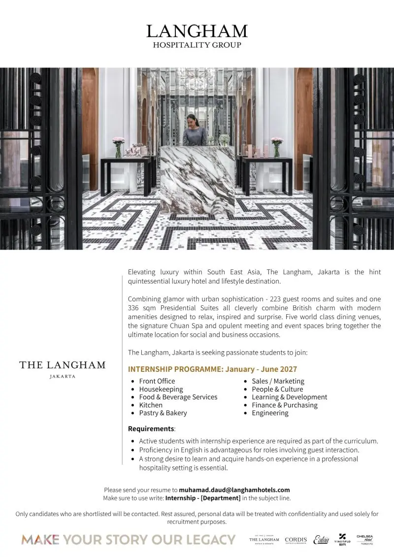 Internship Langham Jkt
