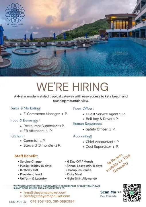 Various Position The Yama Phuket