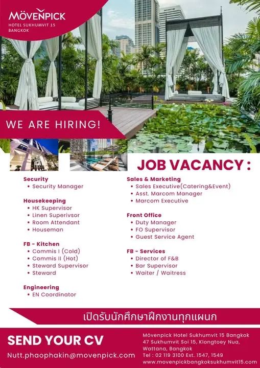 Various Position Movenpick Bkk Thai
