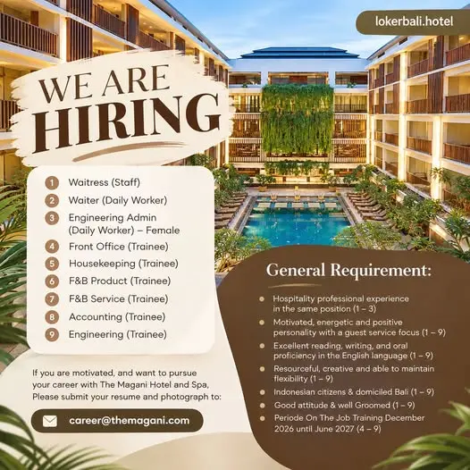 Internship The Mangani  Bali