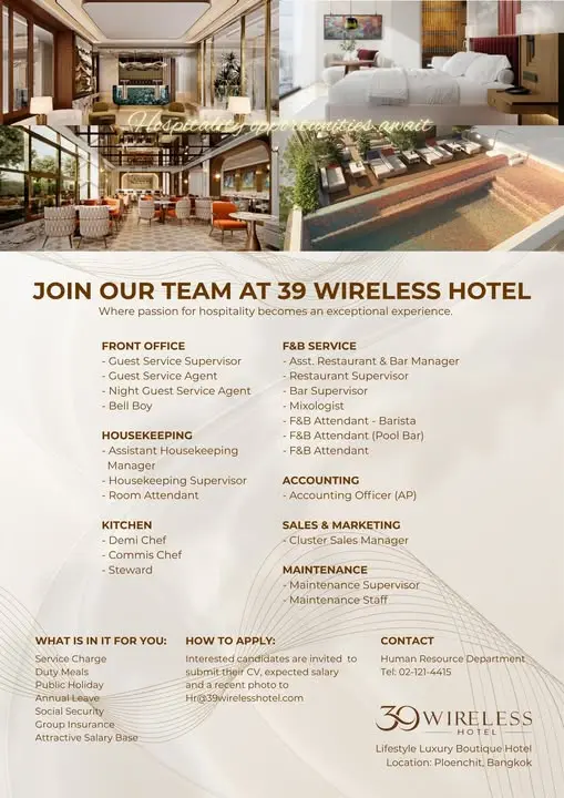Various Position 39 Wireless Bkk