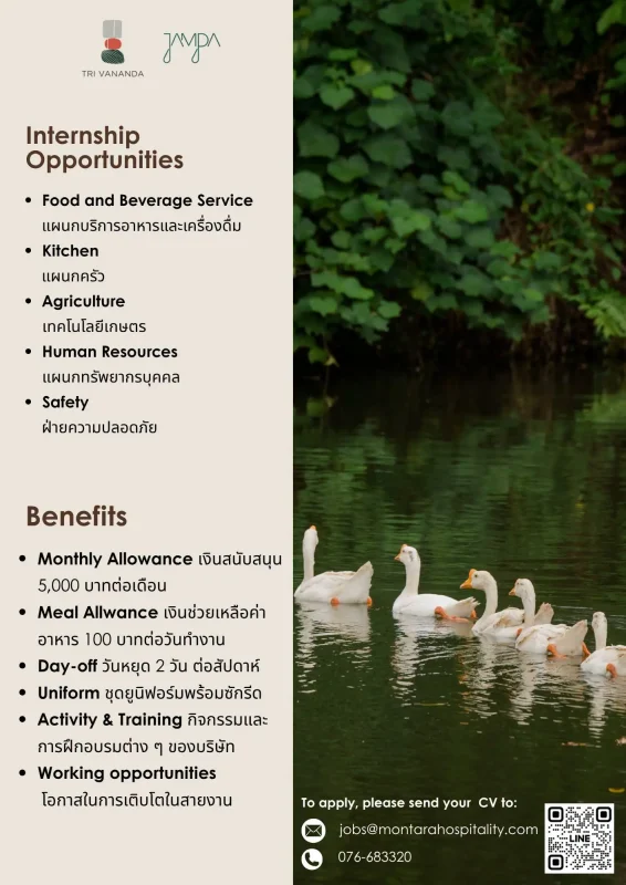 Internship The Vananda  Thai 1