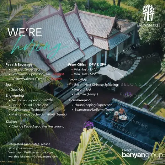 Various Position Banyan Tree Phuket