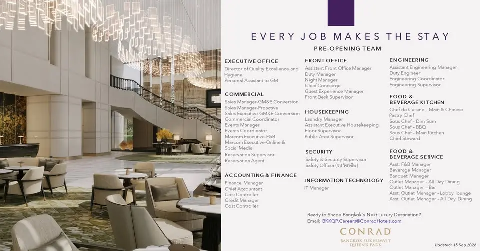 Various Position Conrad Bkk