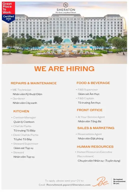 Various Position Sheraton Phu Quoc