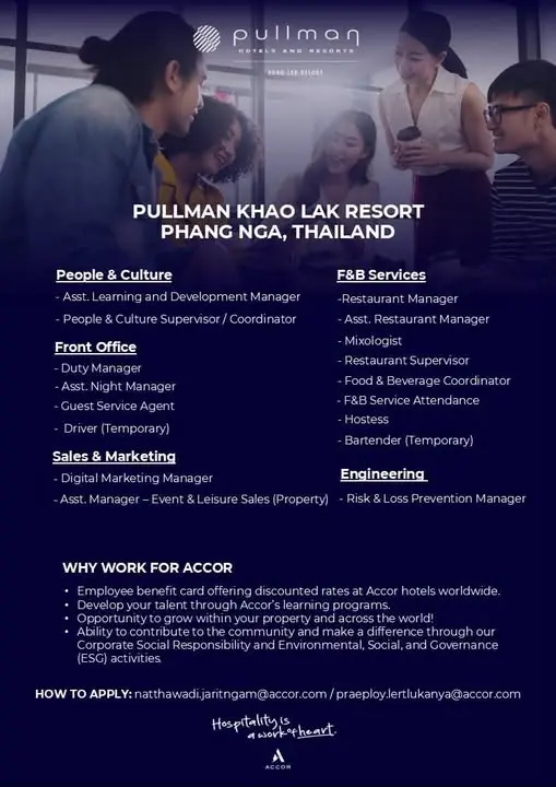 Various Position Pullman Khao Lak