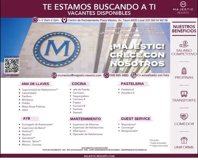 Various Position Majestic Mexico
