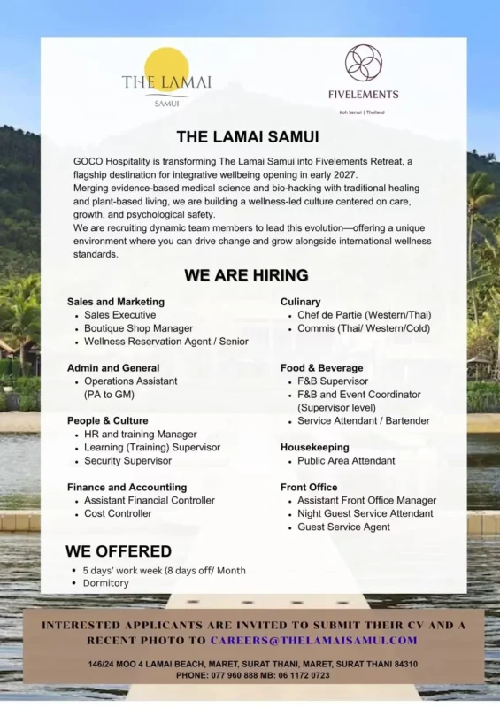 Various Position The Lamai Samui