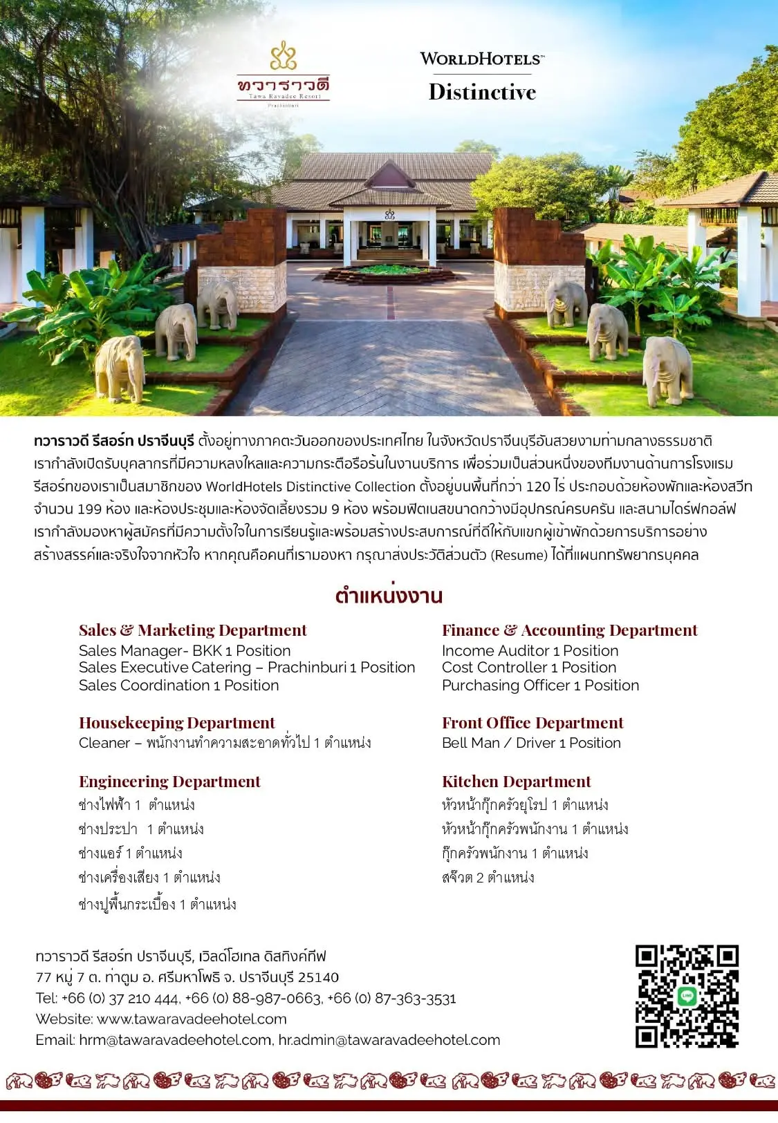 Various Position Tawavadee Hotel