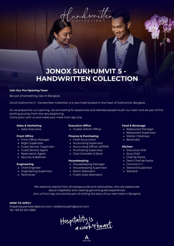 Various Position Jonox Bkk