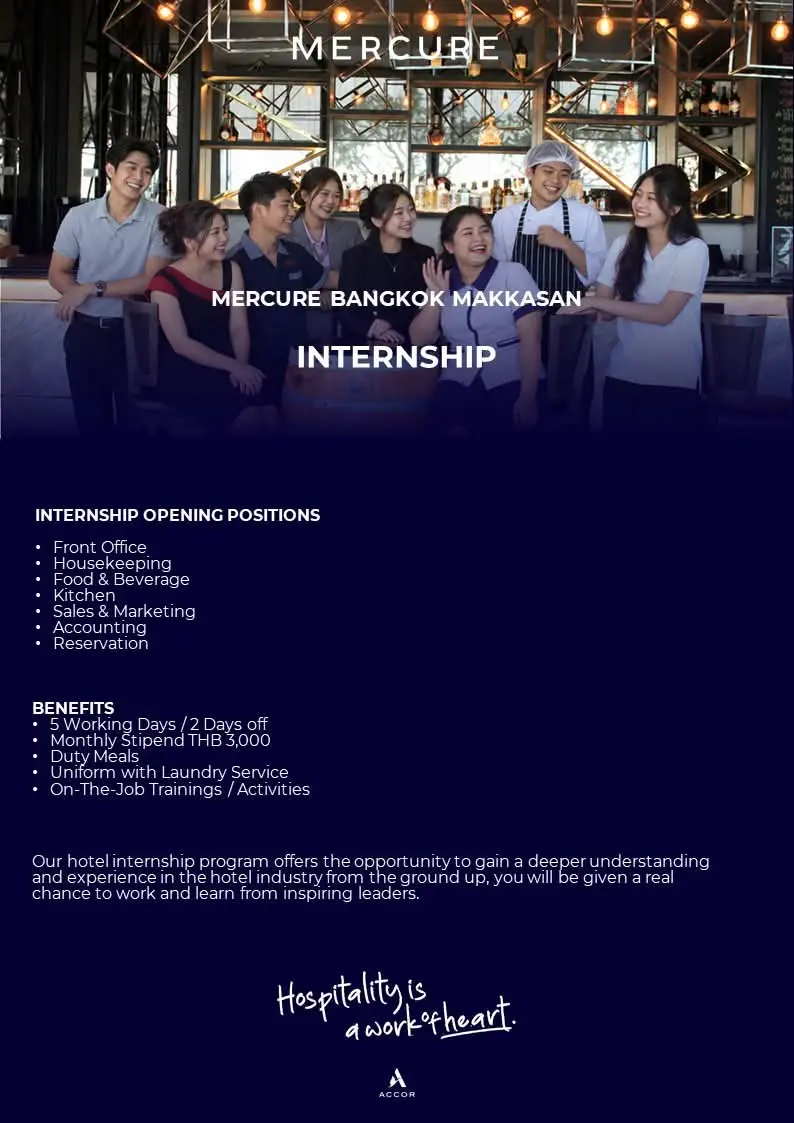 Internship Mercure Bkk Thai