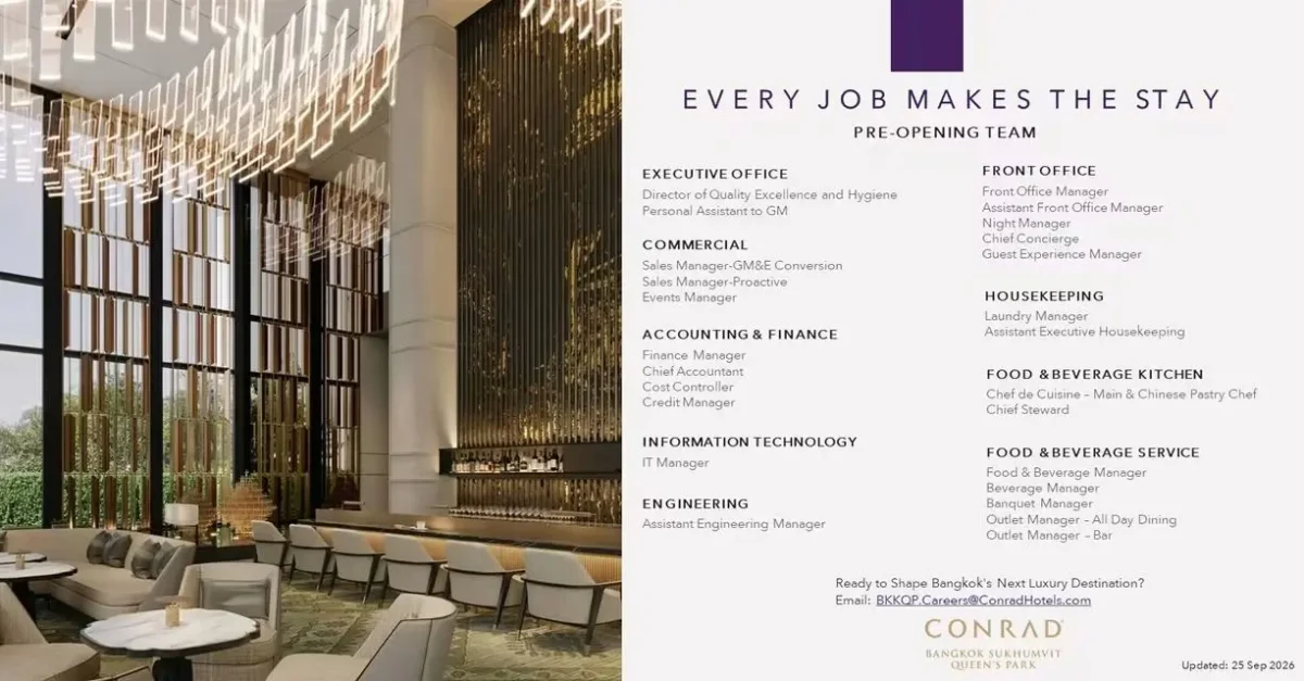 Various Position Conrad Bkk
