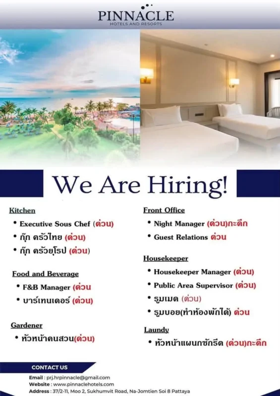 Various Position Pinnacle Pattaya