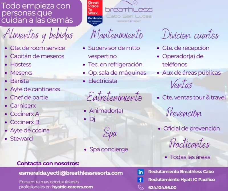Various Position Breathless Cabo