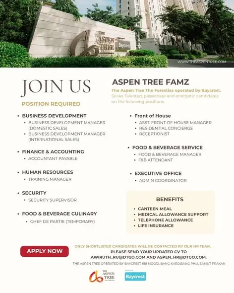 Various Position Aspen Samut