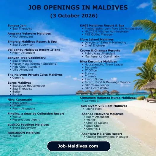 Various Position Maldives