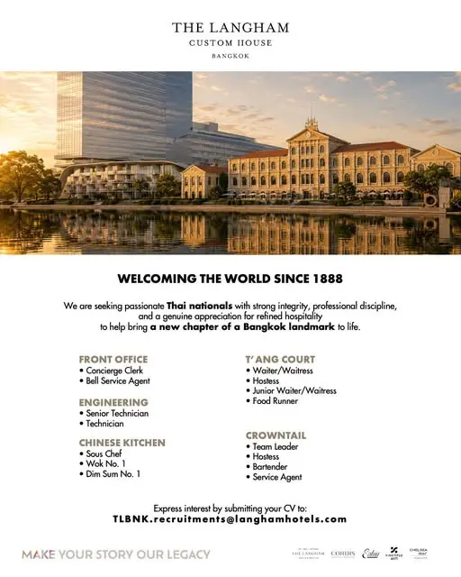 Various Position The Langham Bkk