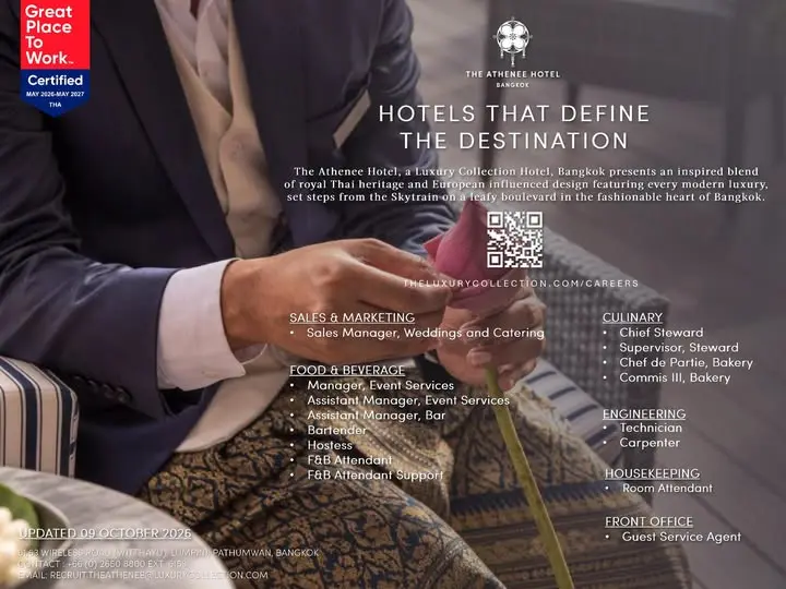 Various Position The Athenee Bkk