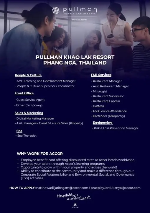 Various Position Pullman Khao Lak