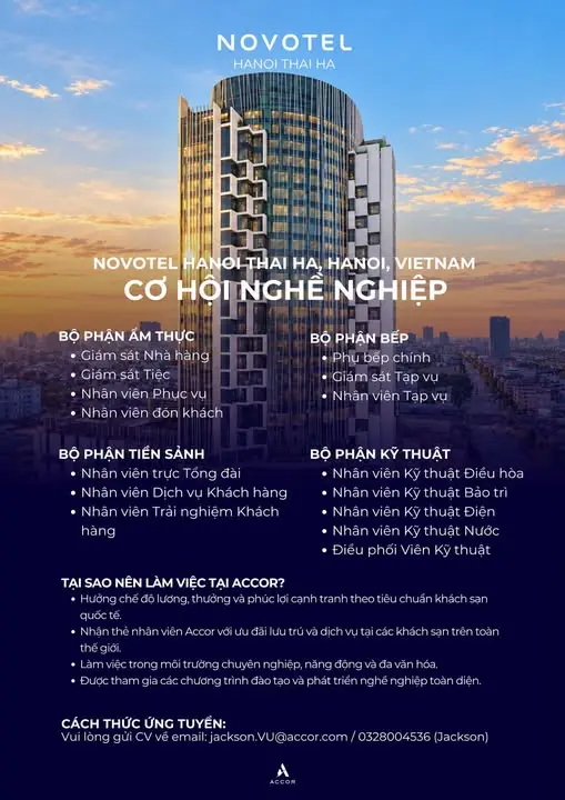Various Position Novotel Hanoi