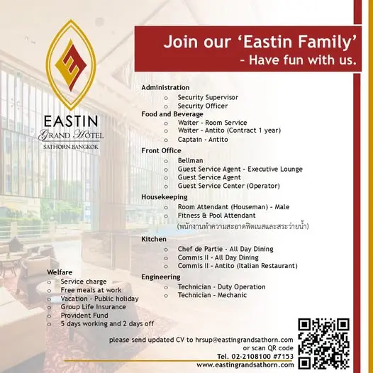Various Position Eastin BKK