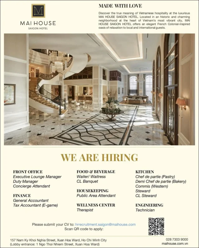 Various Position Mai House Bkk