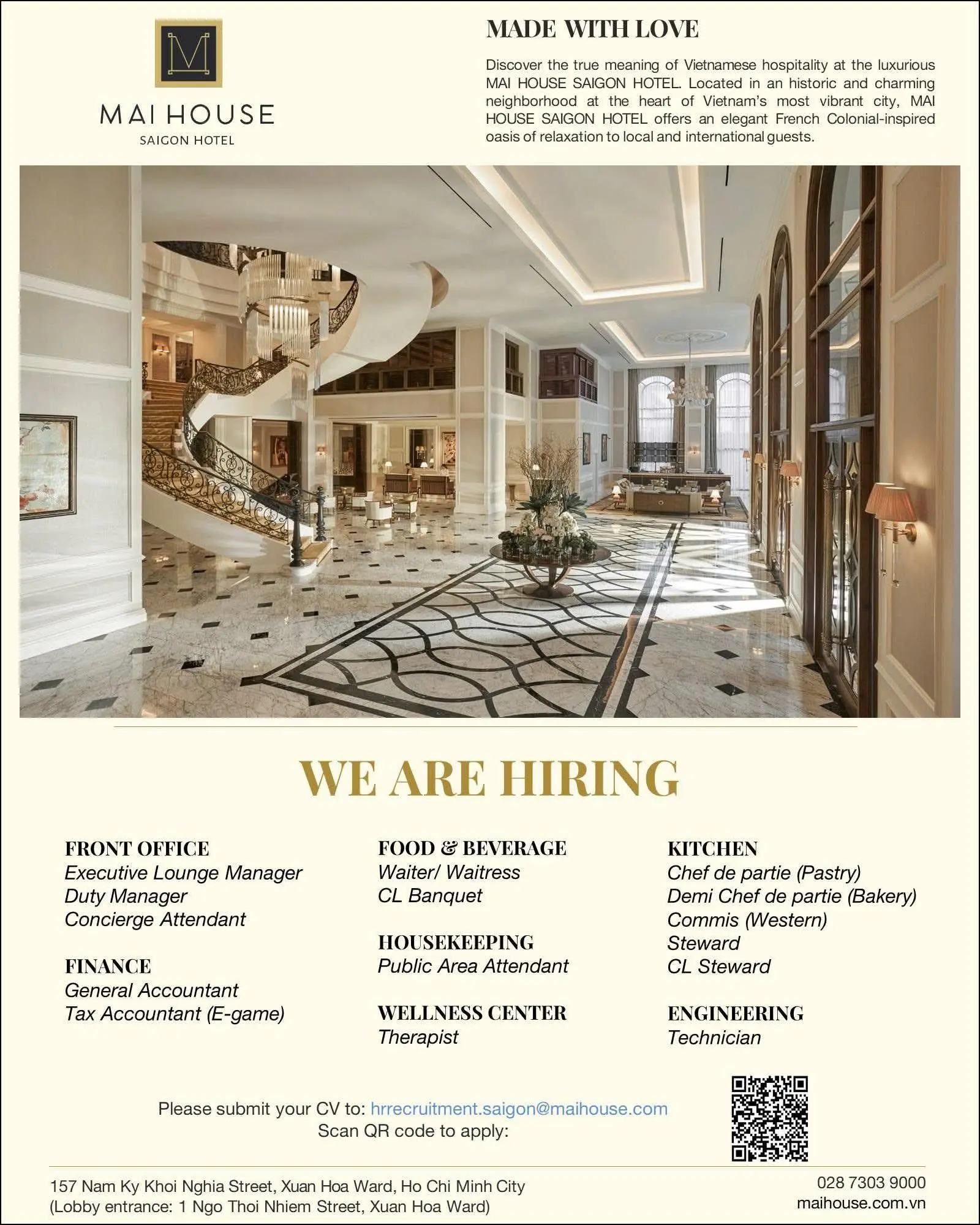 Various Position Mai House Bkk
