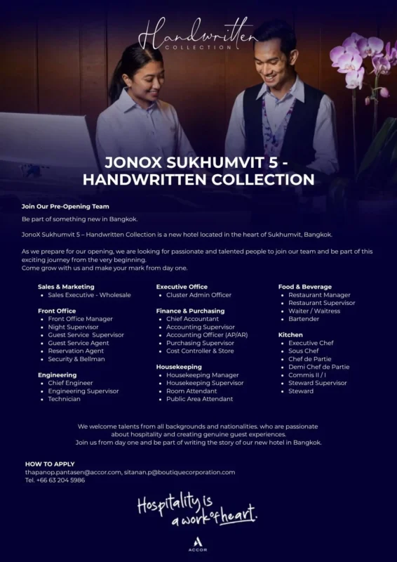 Various Position Jonox BKK