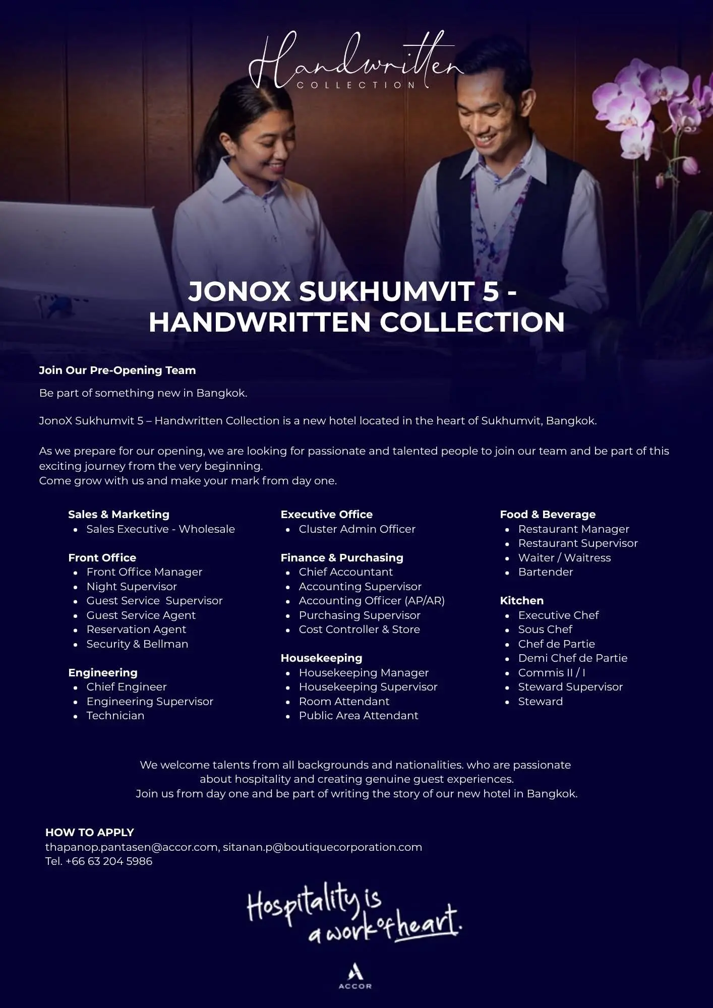 Various Position Jonox BKK