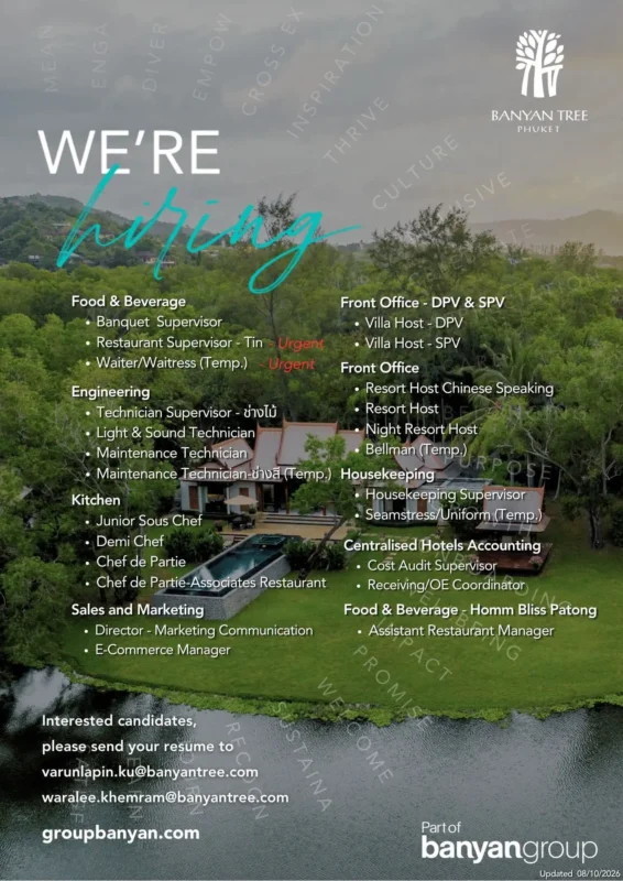 Various Position Banyan Tree  Phuket