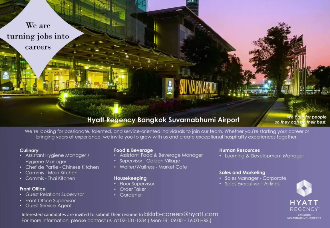 Various Position Hyatt BKK